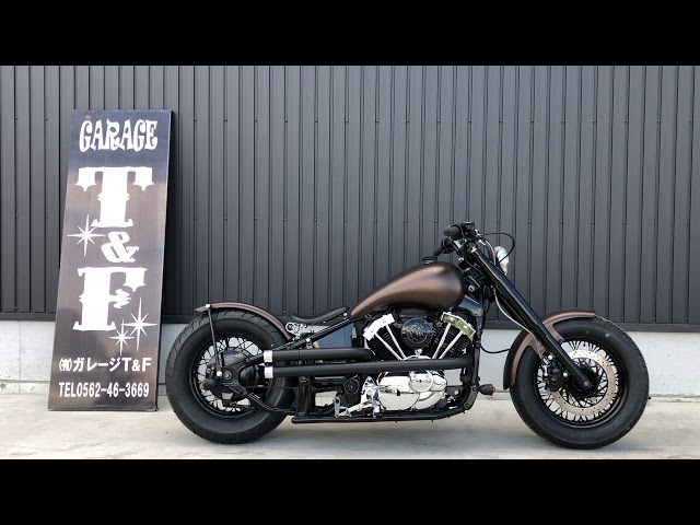 ガレージT&F ドラッグスター400クラシック ショットガンマフラー音