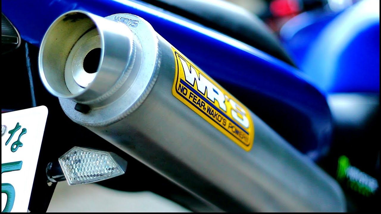 WR'S マフラーサウンド ホーネット250 - YouTube