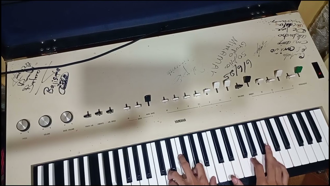 Organ Yamaha YC-20 ( Test por Tiago Mallen) #vintagekeys