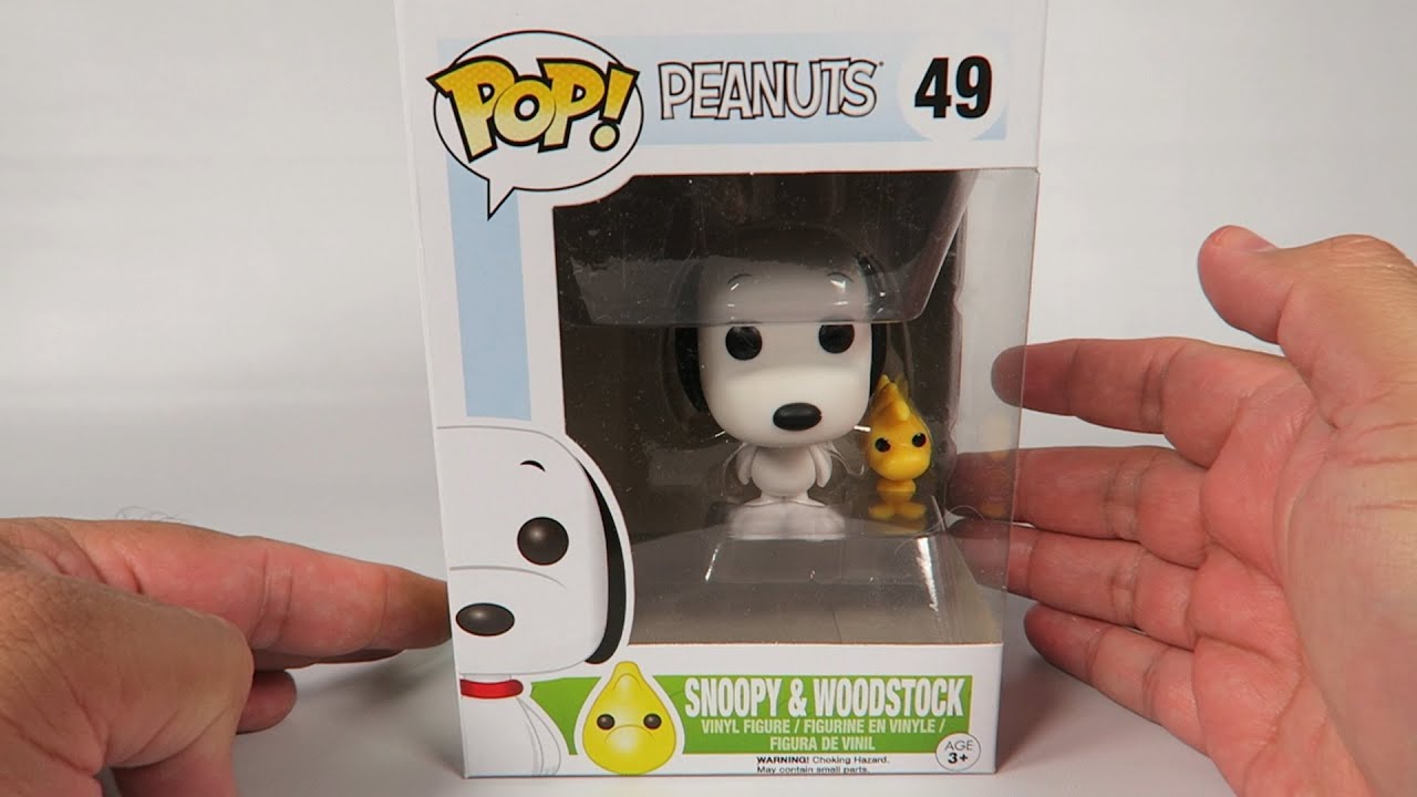 Funko Pop Vinyl Peanuts Snoopy and Woodstock Unboxing - YouTube