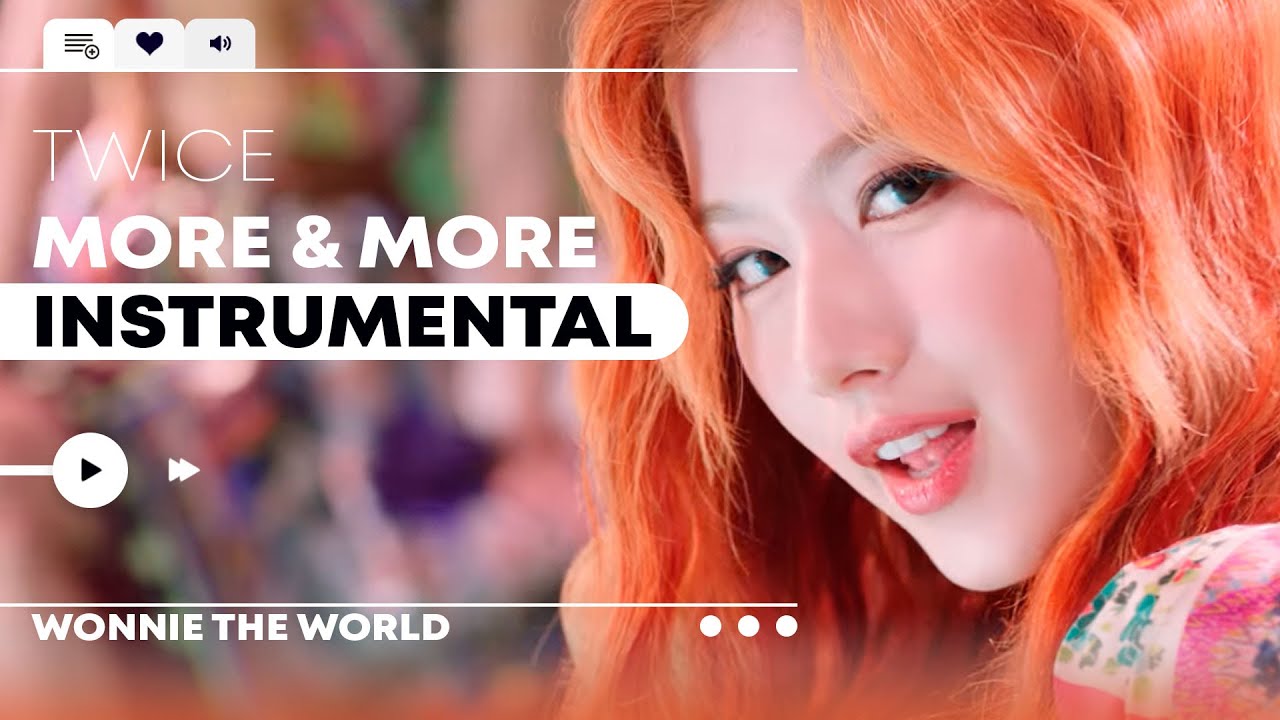 TWICE - MORE & MORE | Instrumental - YouTube