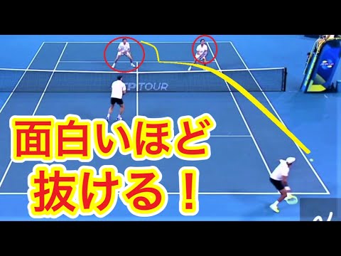 Tennis Doubles Tactics] It's difficult, but it's easy to get