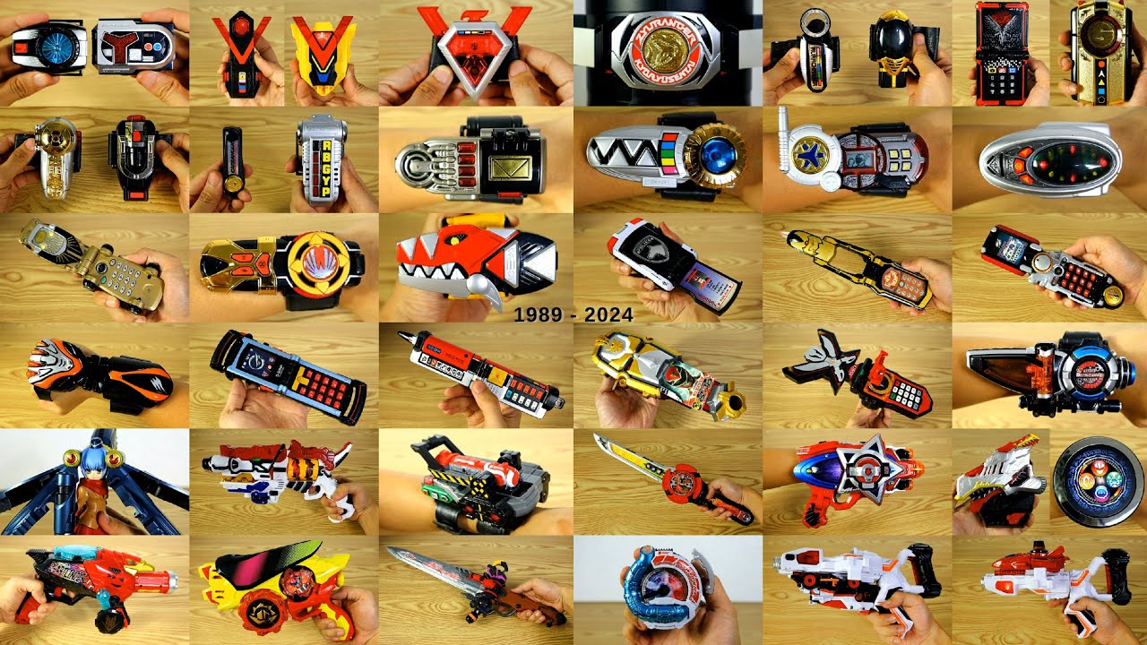 Super Sentai Henshin Items Heisei to Reiwa 1989 - 2024 スーパー