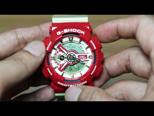 Casio G-shock ironman GA-110CS-4 - YouTube