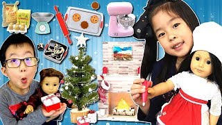American Girl Doll Christmas Holiday Celebration Set 🎅🏽🎄 - YouTube