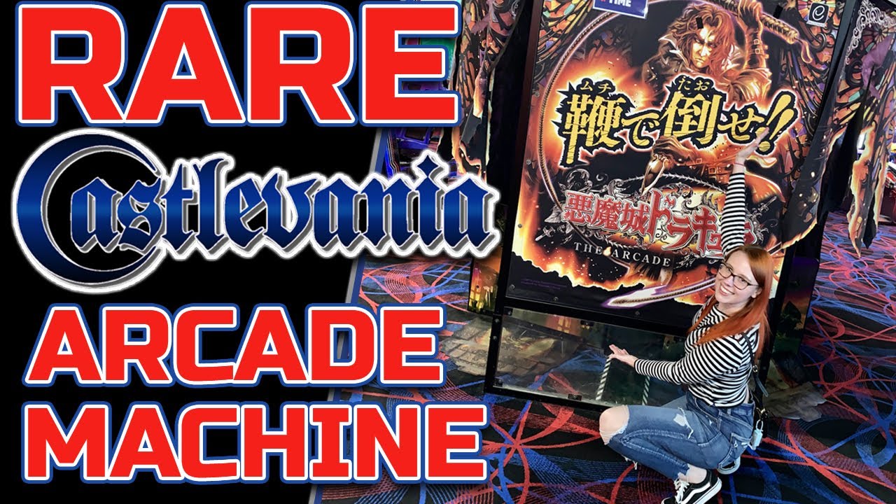Extremely RARE Castlevania Arcade Machine - YouTube