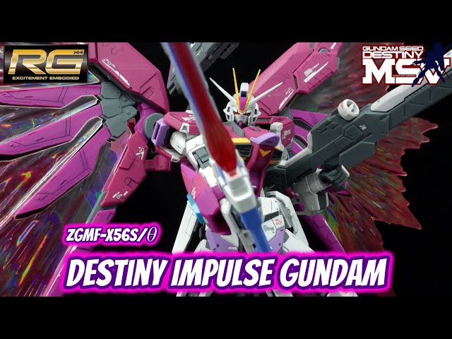 P-Bandai RG Destiny Impulse Gundam Review | Gundam Seed Destiny
