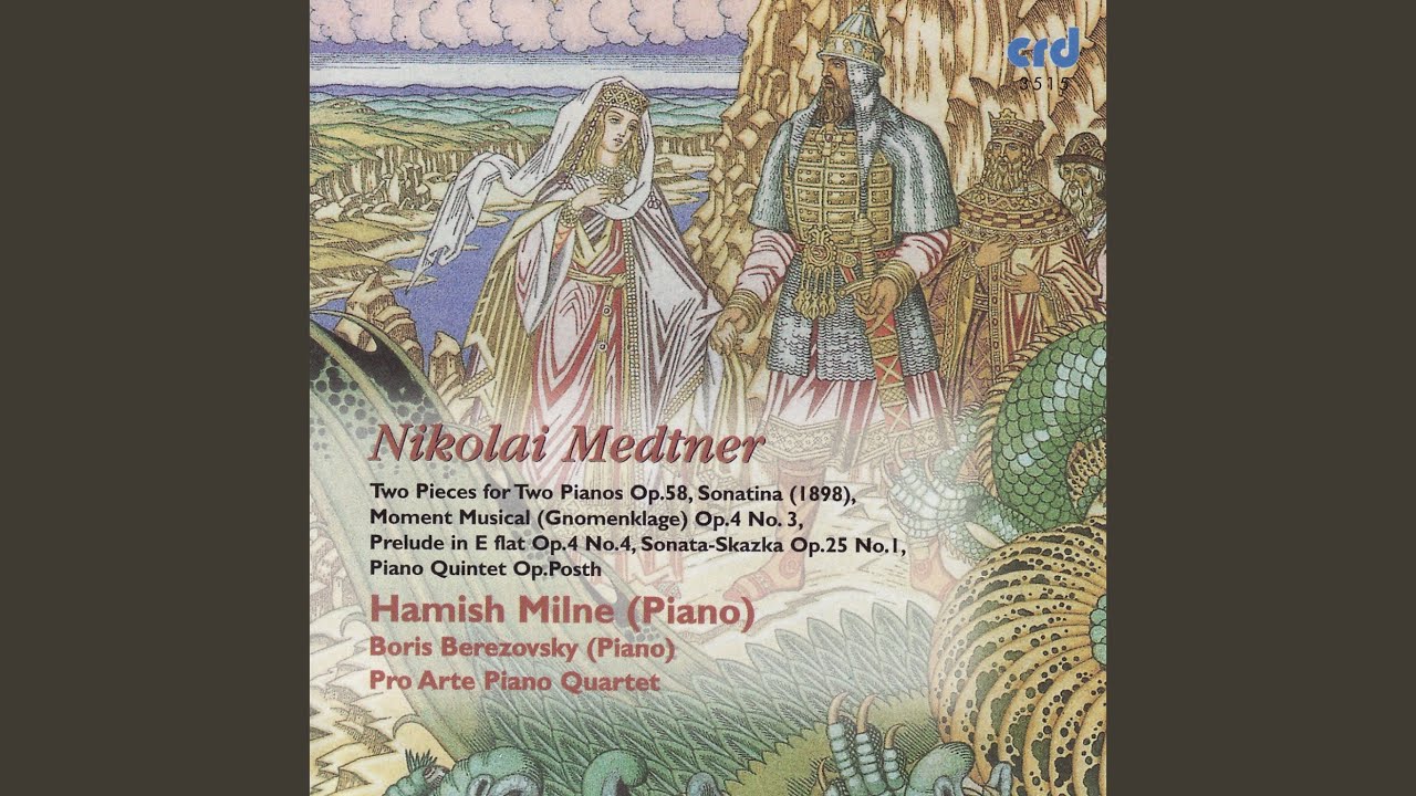 Medtner: 2 Pieces, Op. 58 for 2 Pianos: II. Knight Errant - YouTube