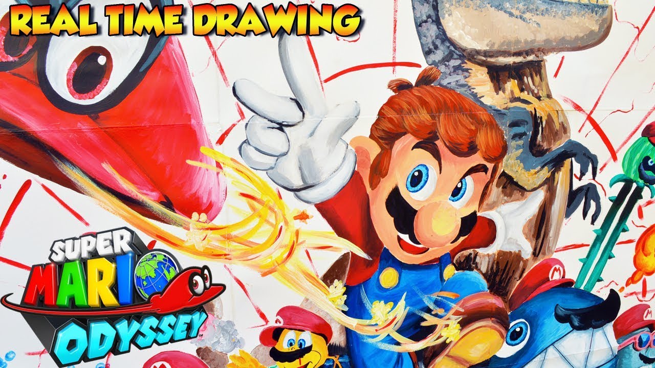 How To Draw Super Mario Odyssey スーパーマリオ オデッセイ - full