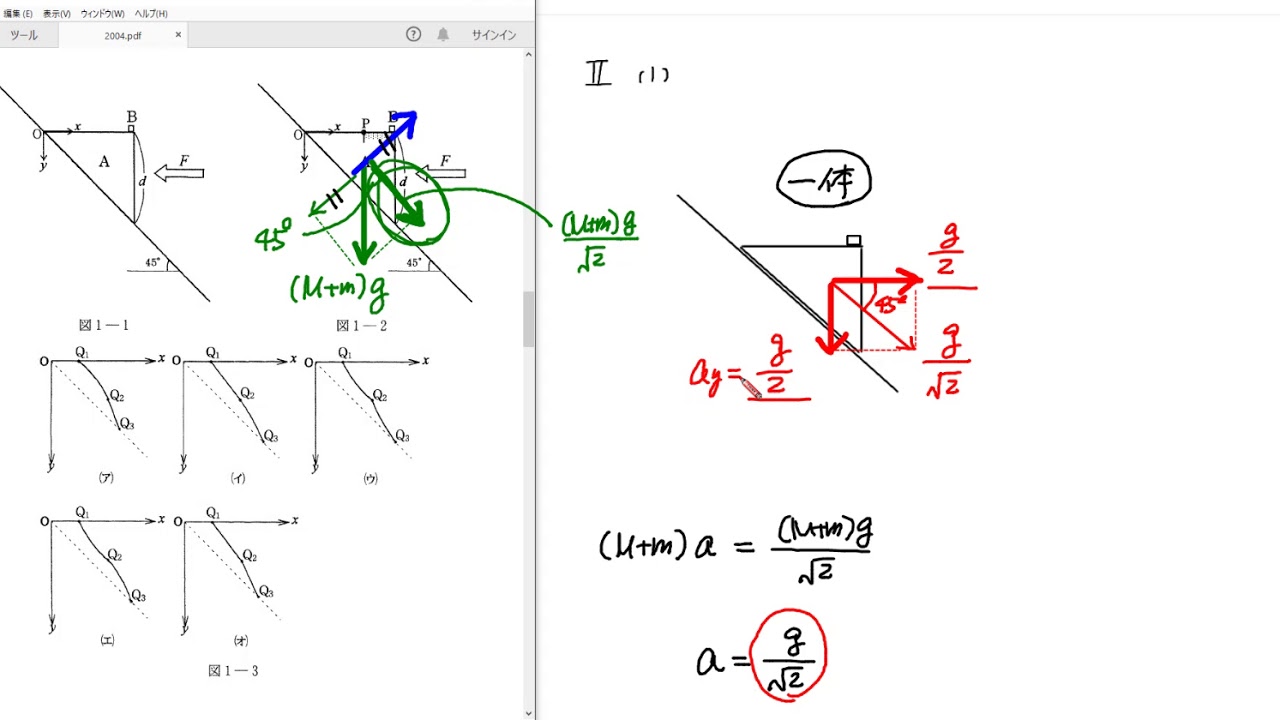 2004年東京大学入試問題（物理）解説 - YouTube