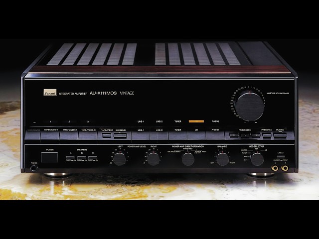 Sansui AU-X111MOS Vintage | Sound Test | Back to Black (Vanessa