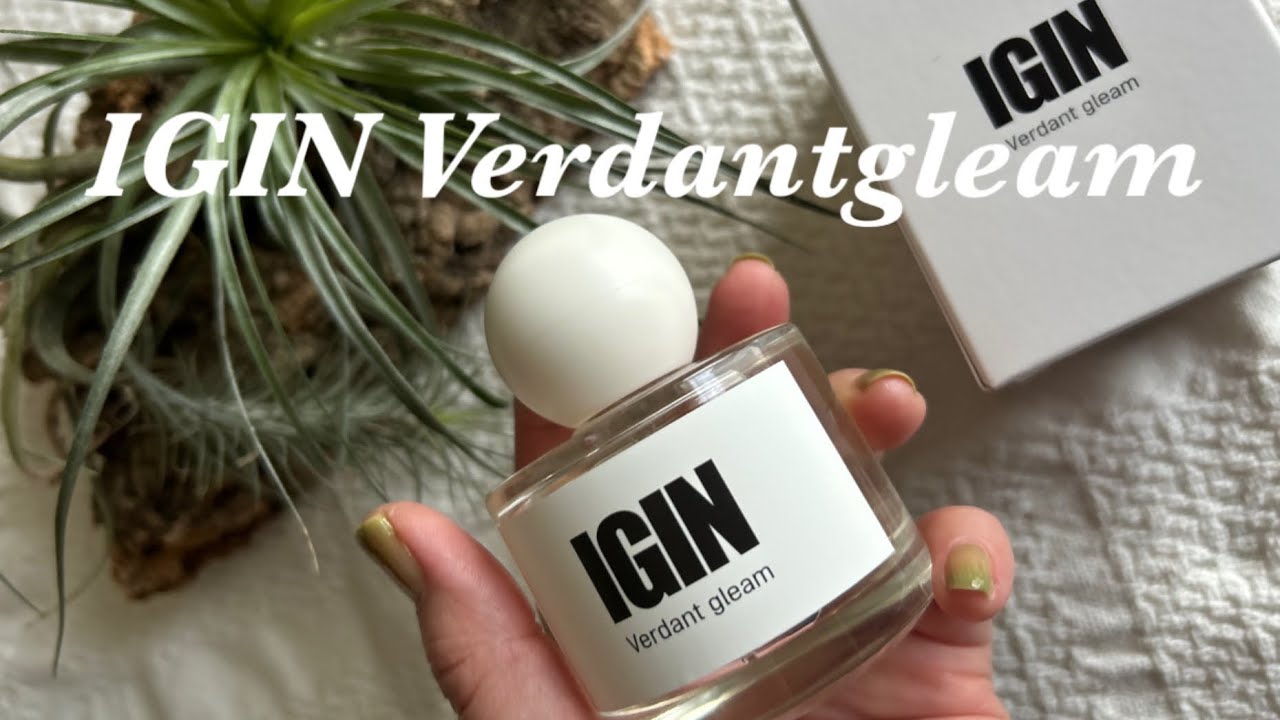 BTS JINくんの香水をレビュー！IGIN Verdant gleam Unboxing🍇 - YouTube