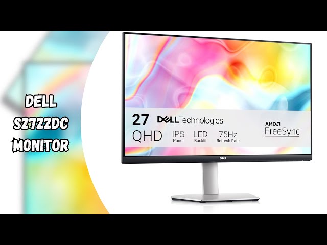 Review | Dell S2722DC Monitor | 27-inch WQHD Display - YouTube