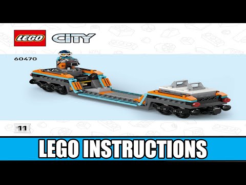 LEGO 60470 Instructions - Exploration - Explorer Train - City