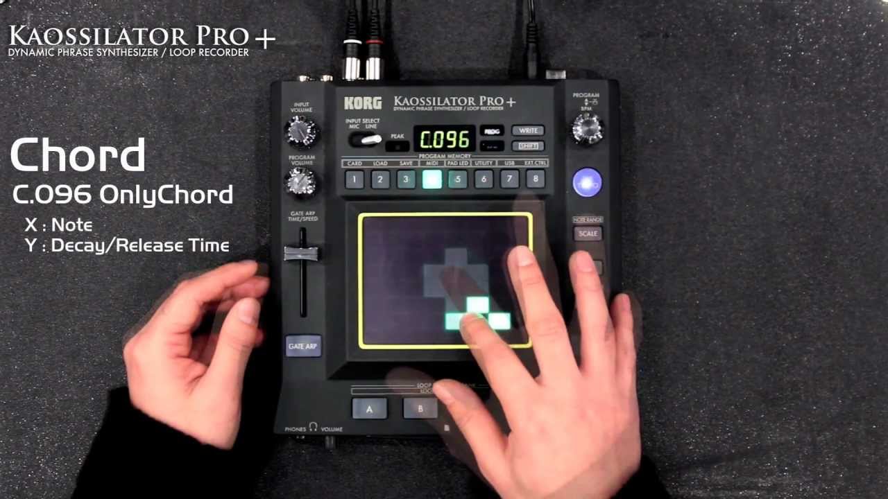 Características | KAOSSILATOR PRO+ - DYNAMIC PHRASE SYNTHESIZER