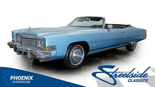 1974 Cadillac Eldorado Convertible 4860-PHX for sale | Charlotte
