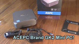 POWERFUL Mini PC Windows 10 Pro 8GB DDR4 256GB SSD Intel Celeron