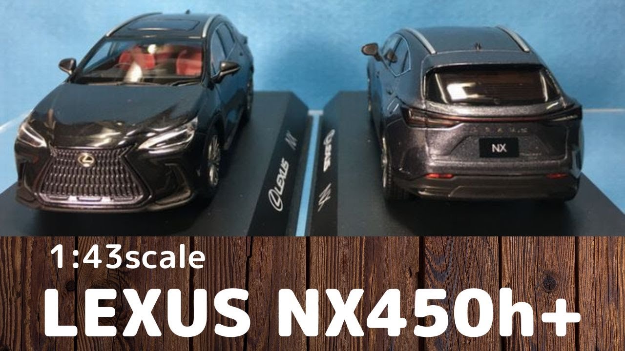 New！LEXUS NX450h+ (Sonic Chrome)(Graphite Black G.F.)1/43scale