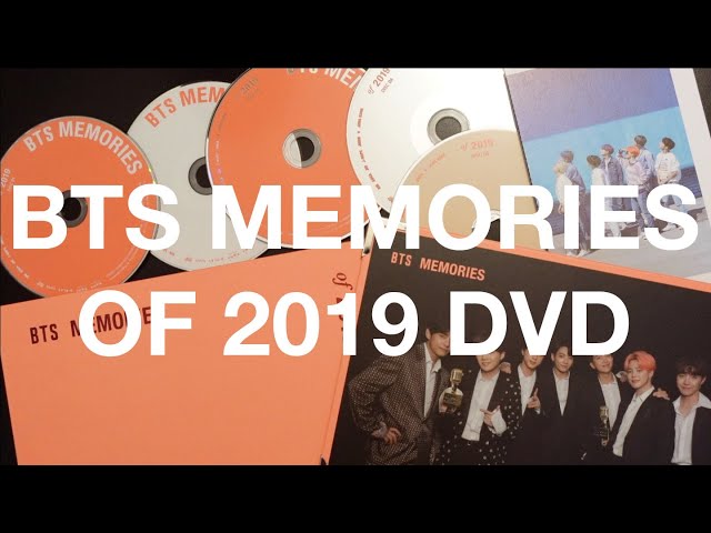 BTS MEMORIES OF 2019 DVD Unboxing 📀 - YouTube