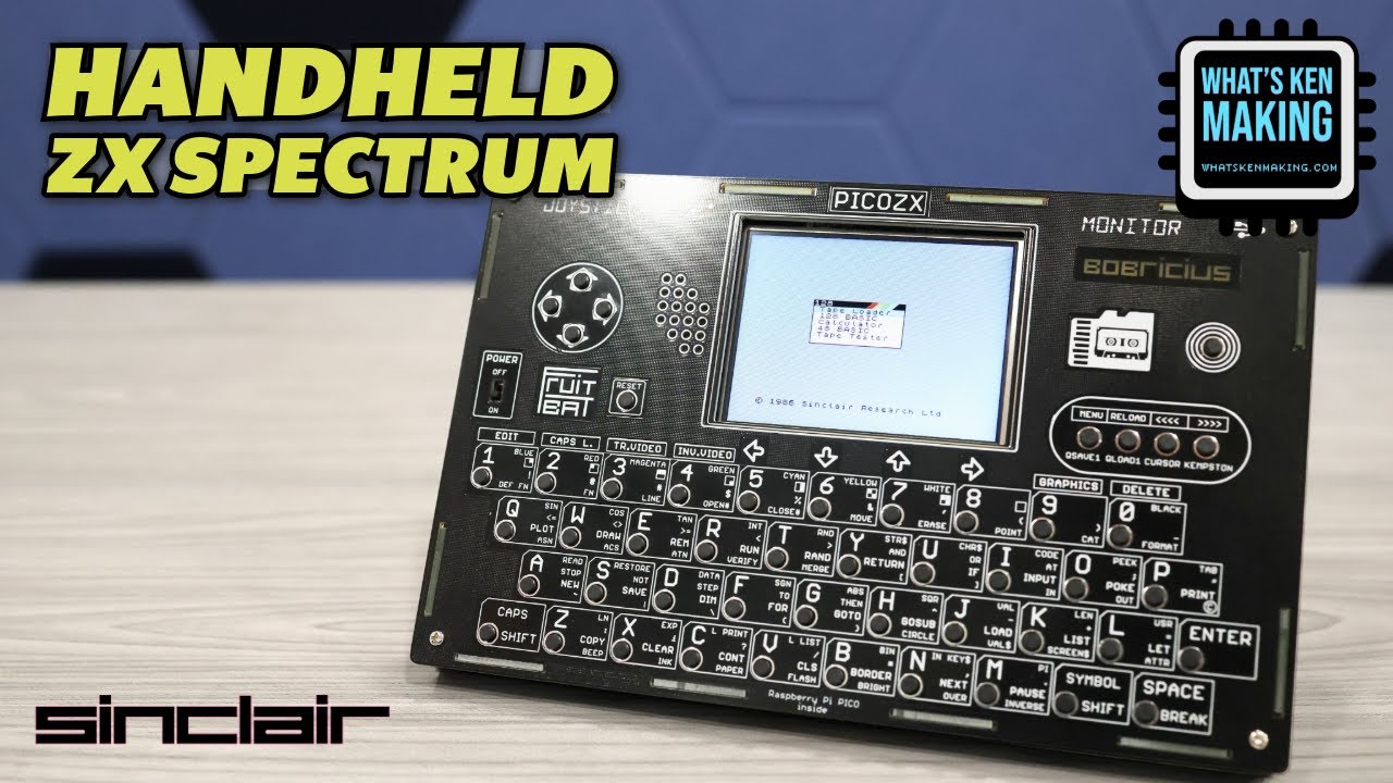 Build your own handheld ZX Spectrum with Raspberry Pi Pico