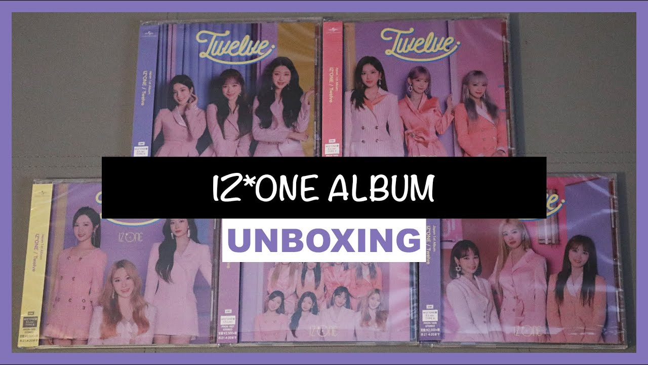 ⭐️UNBOXING IZ*ONE TWELVE ALBUMS (ALL UNITS & WIZ*ONE VERS
