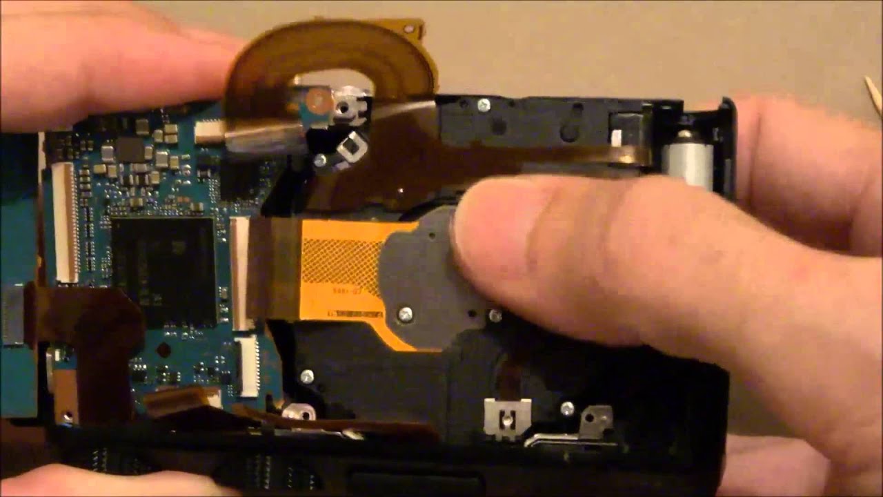 Sony DSC-HX50V lens replacement repair HX60V HX50 - YouTube