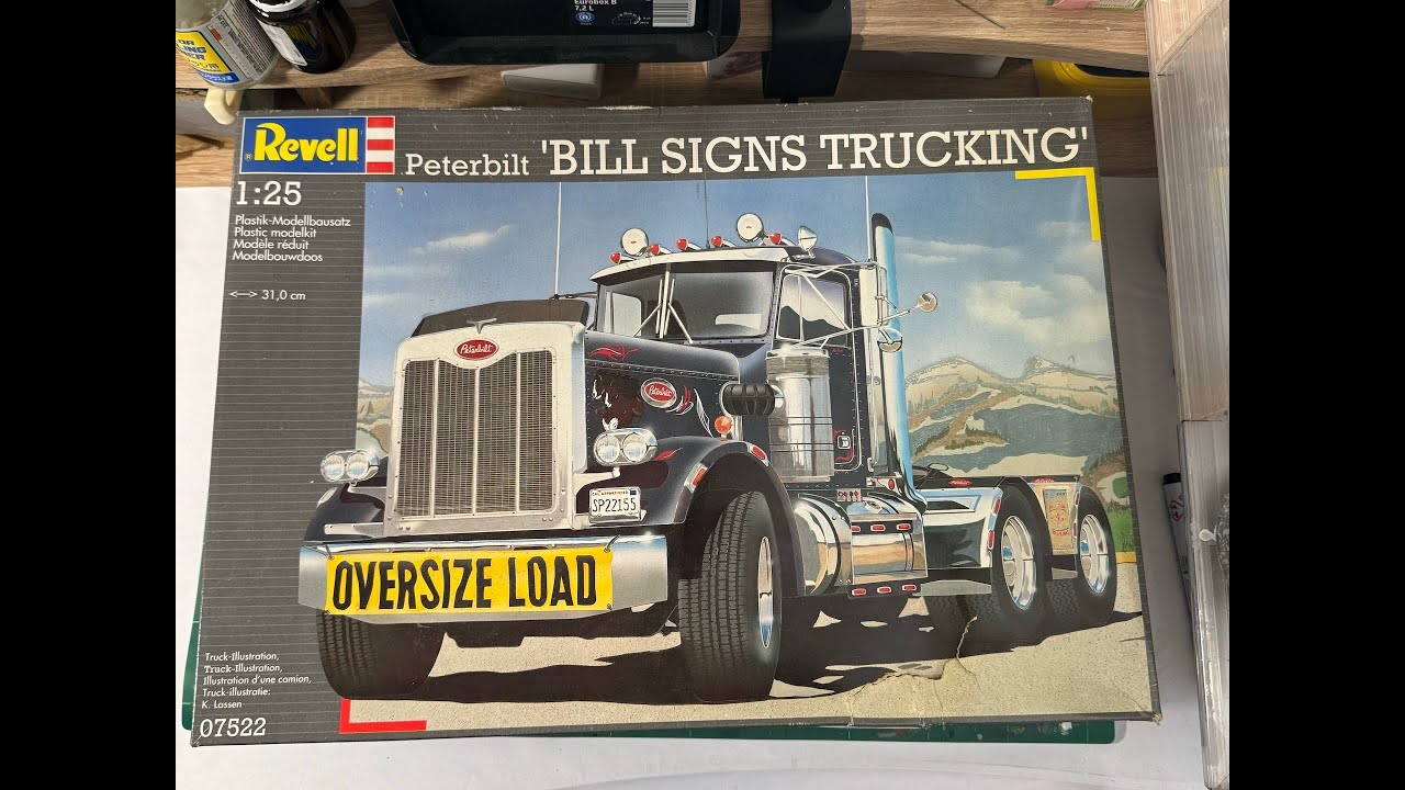 Peterbilt 359 Bill Signs Trucking, REVELL 1/25, 07522 - YouTube