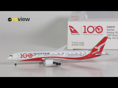 Qantas Boeing 787-9 - 100 Years livery | Review #383 - YouTube