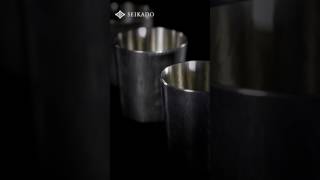 錫 鎚目タンブラー / Some tumblers for drinks on the rocks | 清課堂