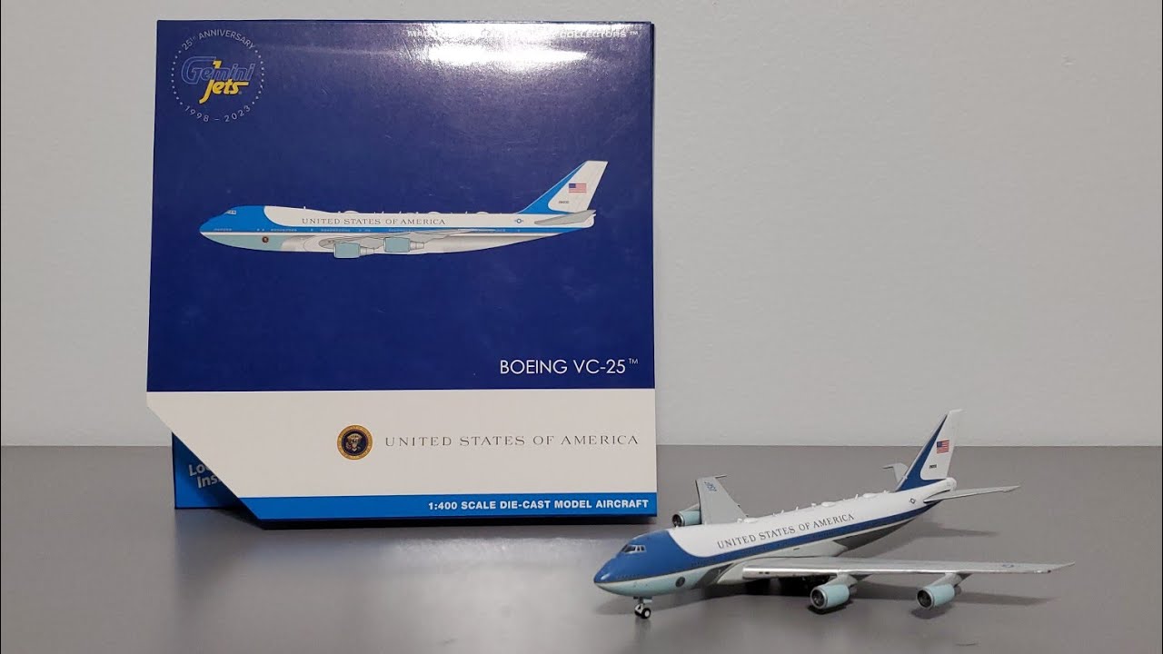 Gemini Jets 1:400 Boeing VC-25 Air Force One [28000] Model Review