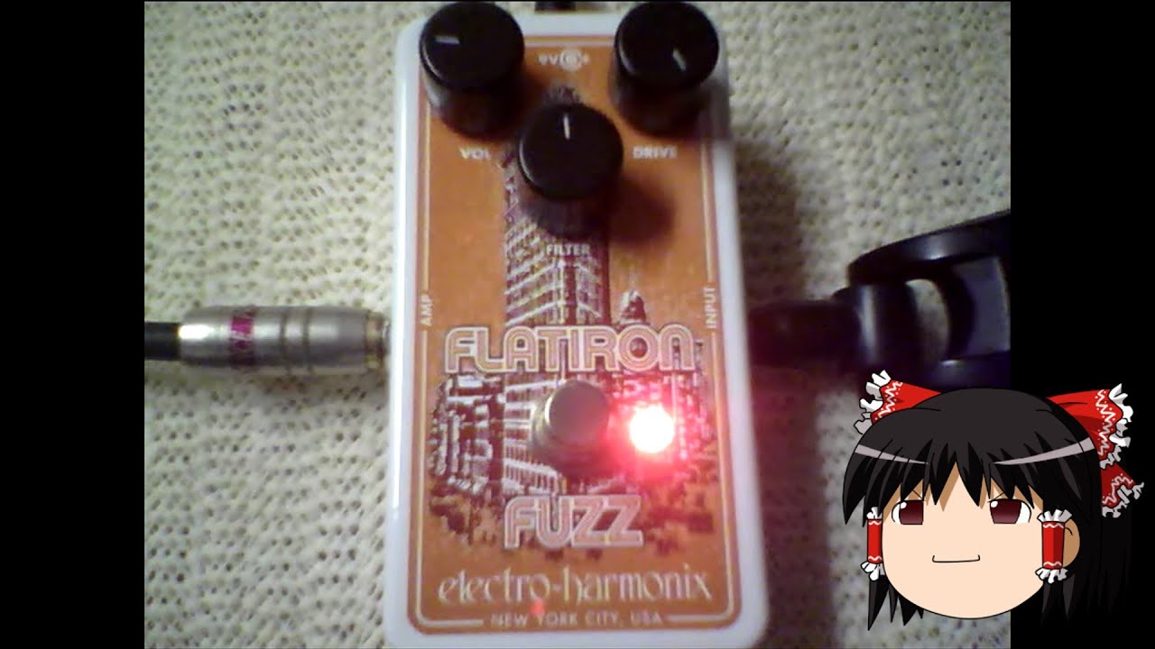 ゆっくり試奏）EHX FLATIRON FUZZ - YouTube