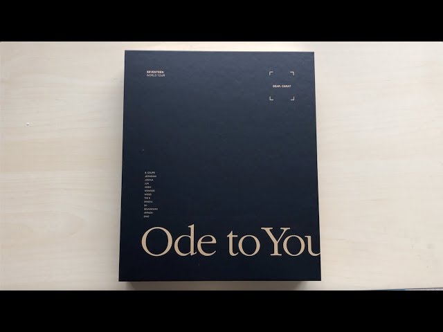 ♡Unboxing Seventeen 세븐틴 World Tour Ode To You in Seoul DVD