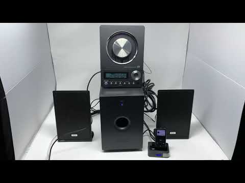 Teac CD-X10i Ultra-Thin Stereo System AM/FM CD AUX Input Subwoofer