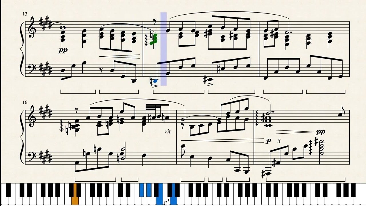 FF3】故郷の街ウル【ピアノアレンジ】- 楽譜付き - YouTube