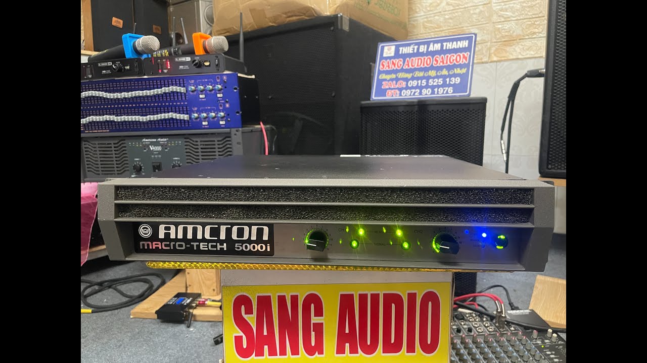 Unboxing the High-End Amcron Macro-Tech 5000i Amplifier at Sang