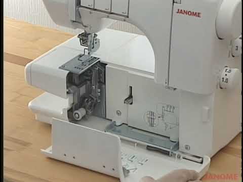 カバーステッチ専用機 エスプリ 796R - YouTube