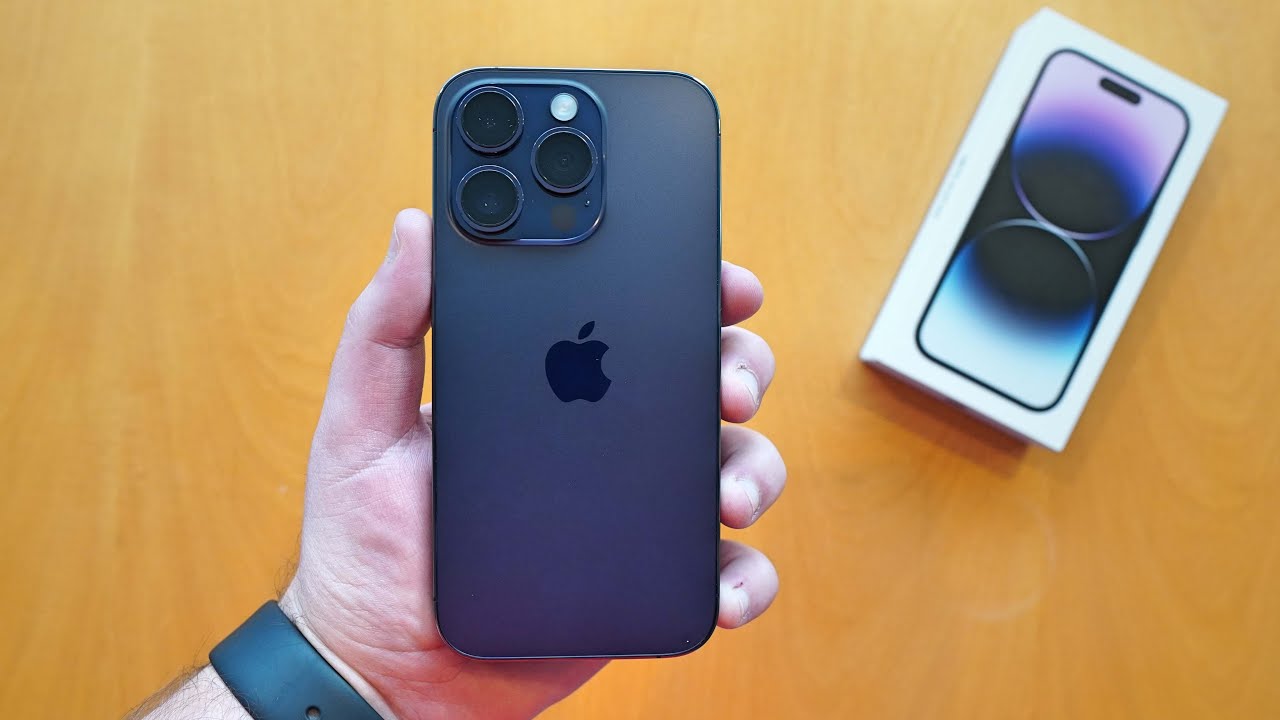 Deep Purple iPhone 14 Pro Unboxing!! - YouTube