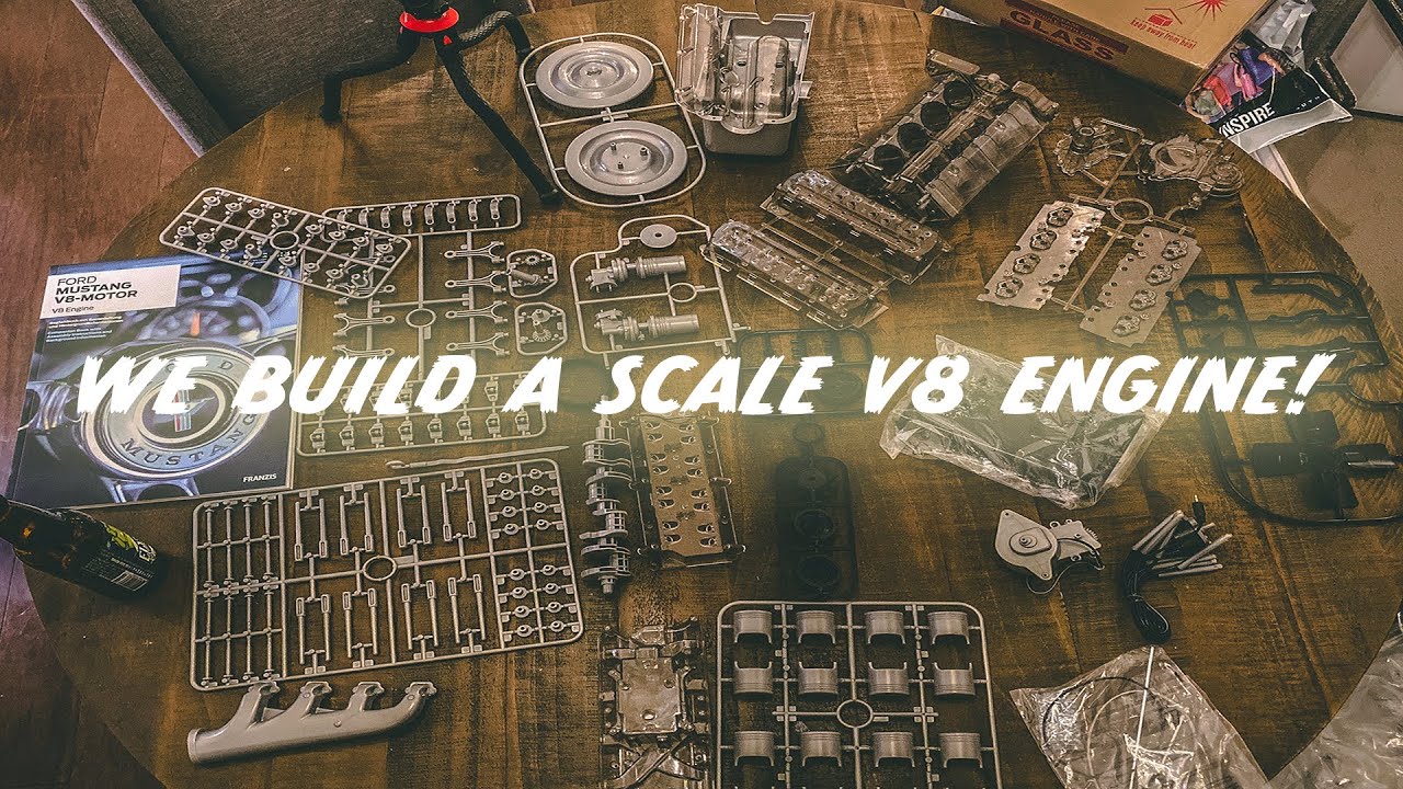 Let's build it: The Franzis 1/3-scale Ford Mustang V8 engine