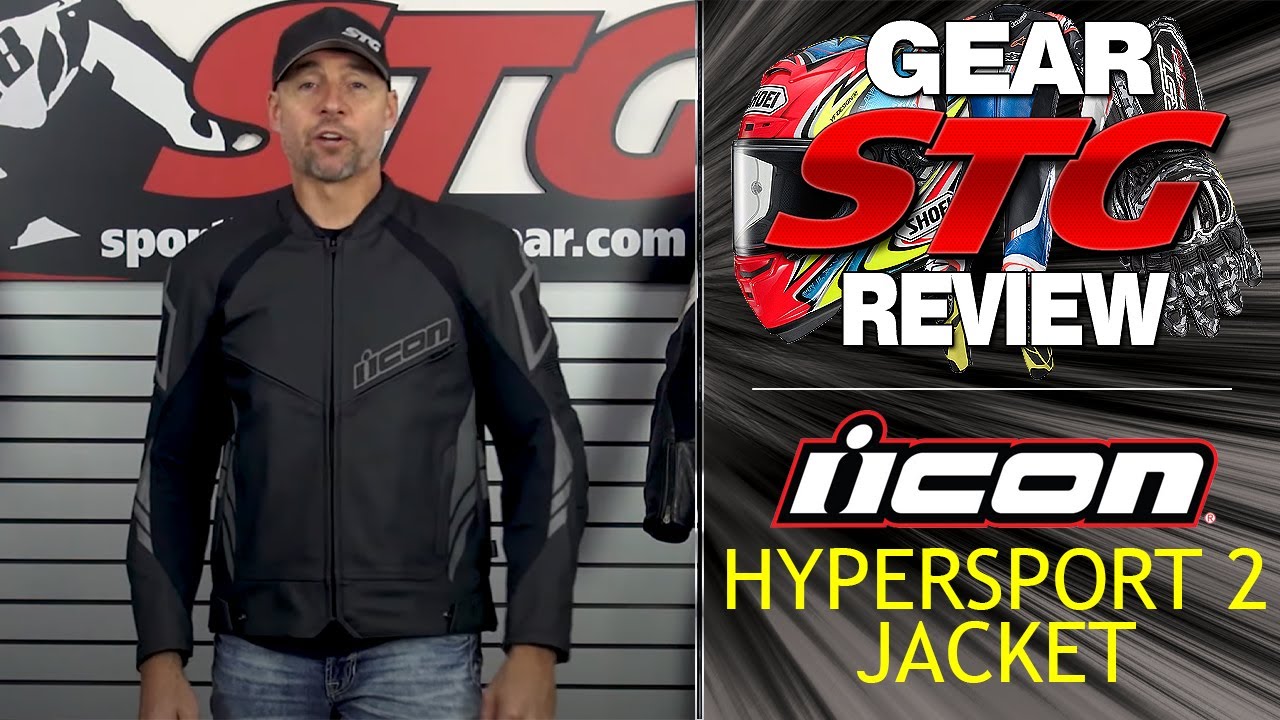 Icon Hypersport 2 Jacket Review | Sportbike Track Gear - YouTube