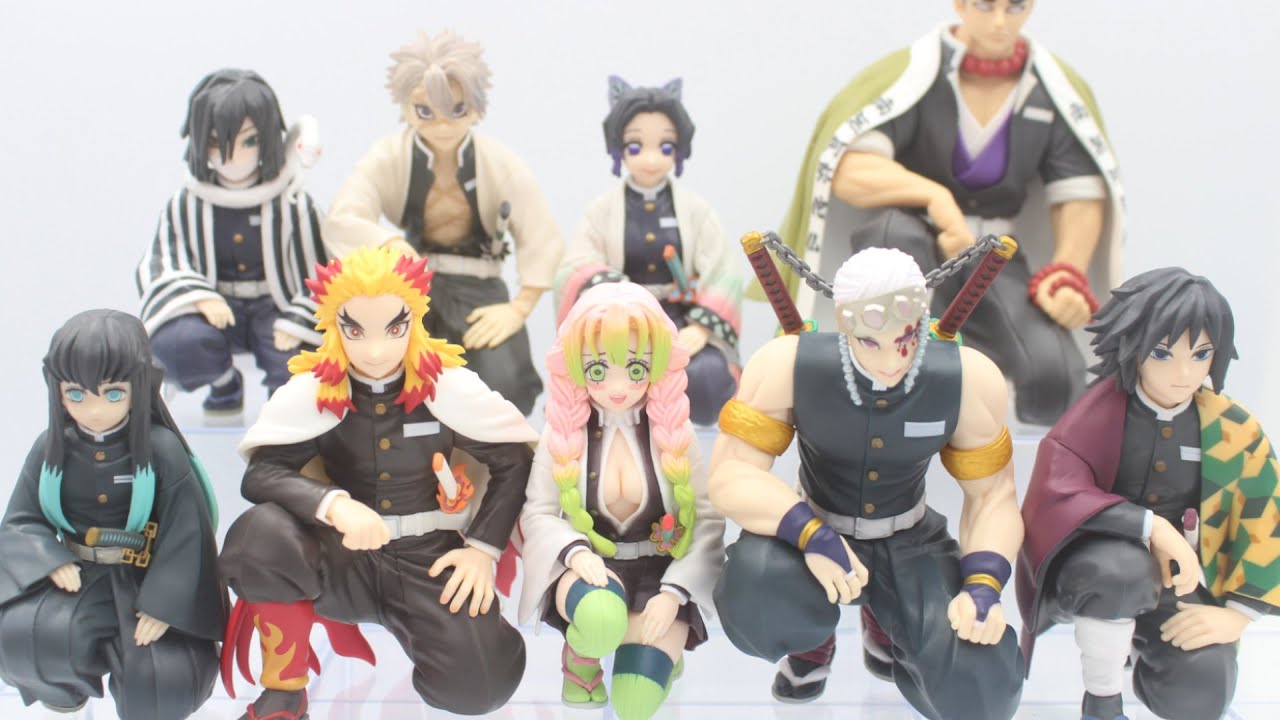 鬼滅の刃 ちょこのせフィギュア 柱合会議9点セットとお館様 鬼滅の刃