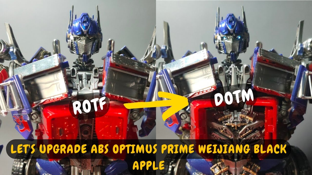 UPGRADE ABS CUSTOM OPTIMUS PRIME WEI JIANG BLACK APPLE | FROM ROTF
