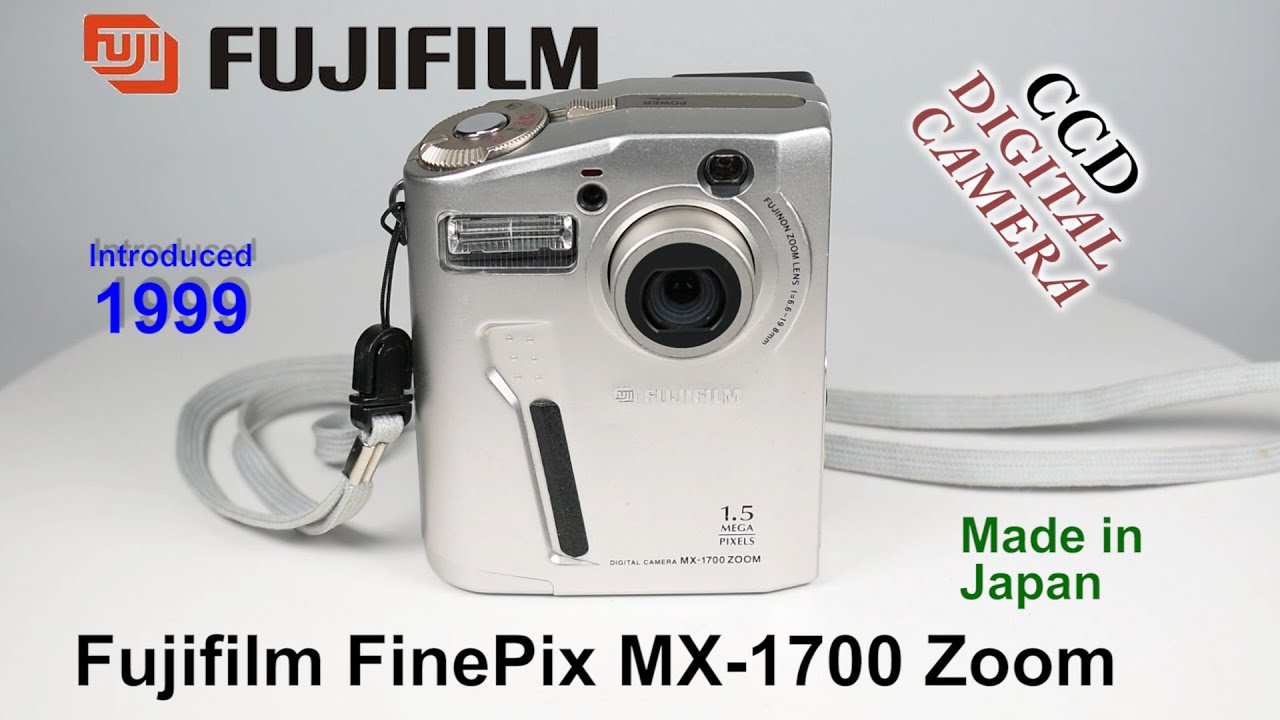 1999 Fujifilm FinePix MX-1700 Zoom - CCD Digital Camera - YouTube