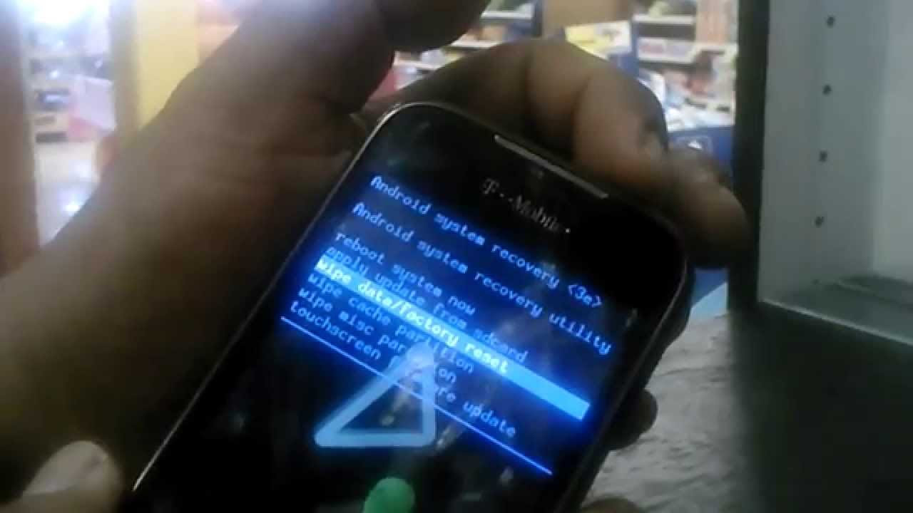 Hard Reset for Huawei Prism U8651T T-Mobile locked with google