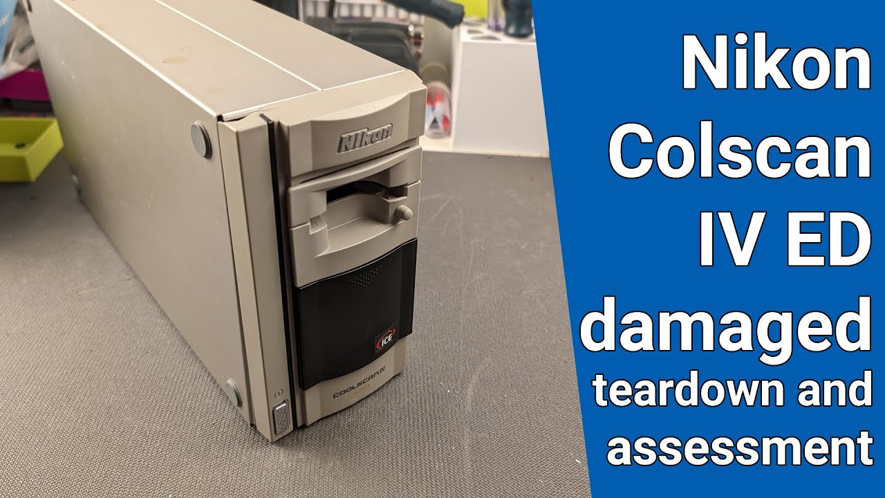 Nikon Coolscan IV ED Damaged in shipment. Teardown and Damage