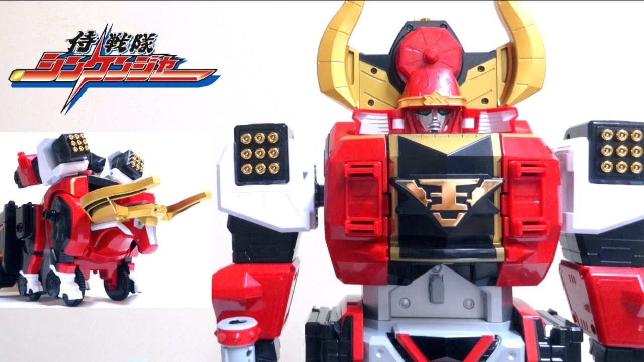 Shinkenger】DX Mougyu Dai-Oh / PR Samurai Bull Megazord wotafa