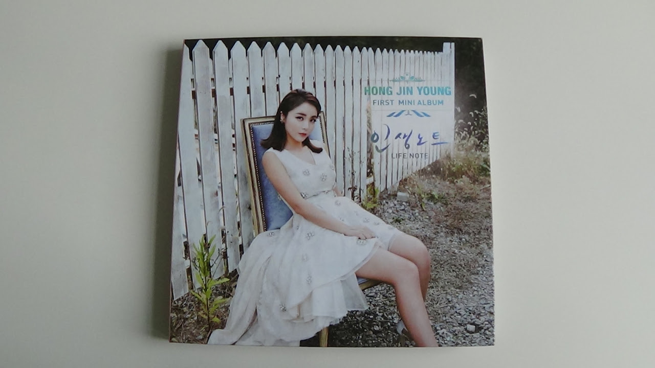 Unboxing Hong Jin Young 홍진영 1st Mini Album Life Note 인생노트