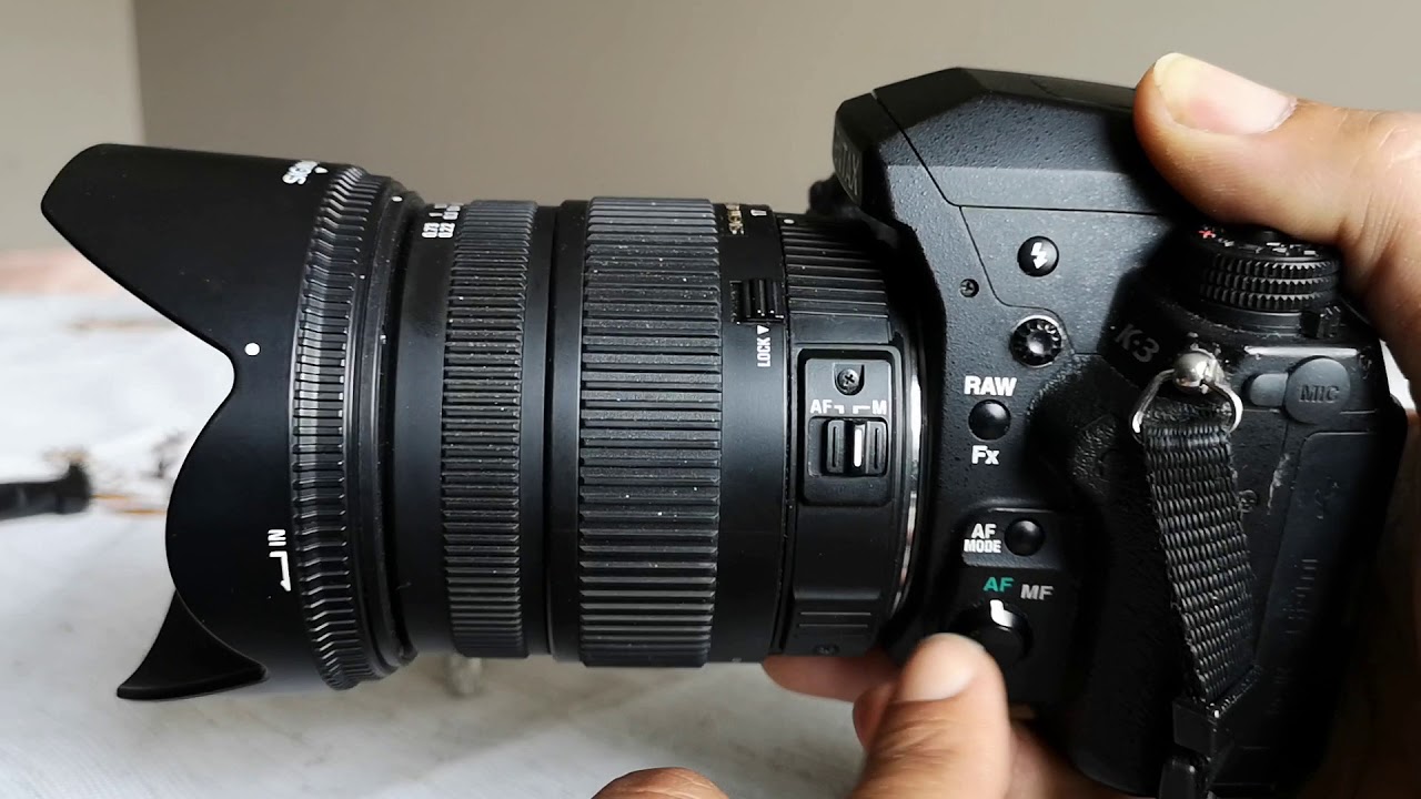 How to enable and use Pentax Catch in Focus - YouTube