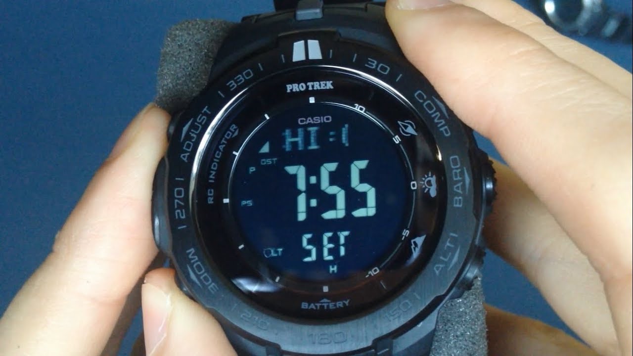 Casio Protrek PRW-3100 full review - YouTube