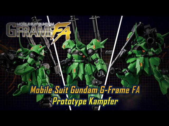 Mobile Suit Gundam G-Frame FA Prototype Kampfer - YouTube
