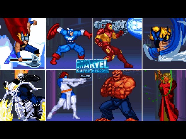 All Super Moves - Marvel War of Gems Remake - YouTube